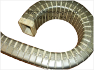 Кабелеукладчик металлический КЦМ L=1005мм (внутр.сеч. 102х51; внеш.сеч.123х71)