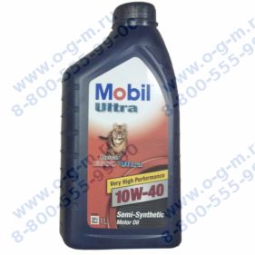 Масло Mobil Ultra 10W-40 (канистра 1л.)