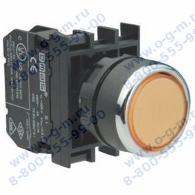 Кнопка нажимная с адаптером B100DS